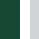Dark Green / White / Silver Grey